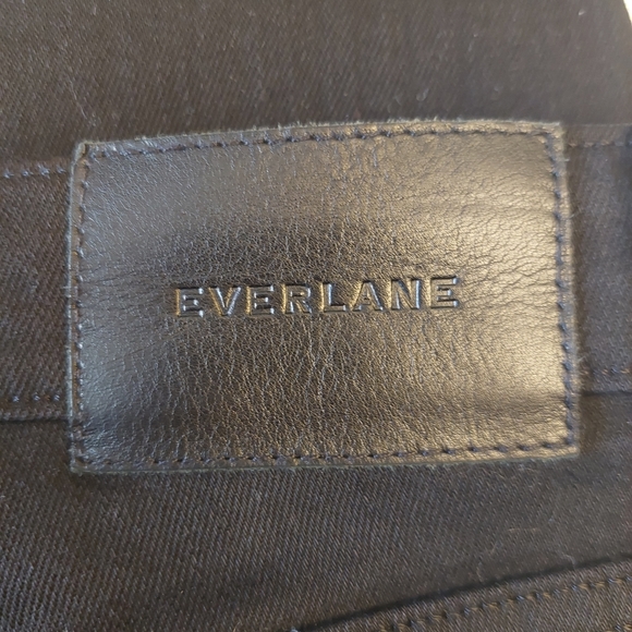 Everlane Black Rigid Premium Denim High Rise Ankle Crop Skinny Jeans Size 28 - Picture 9 of 13